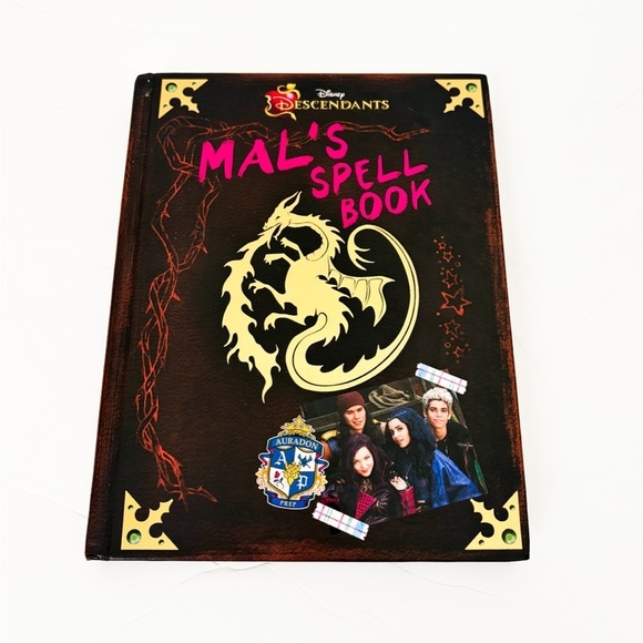 Disney Other - Descendants: Mal’s Spell Book by Disney Books (2015, Hardcover)